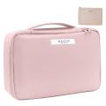 Waterproof Makeup Storage Bag with Pouch 2 in 1 | Makeup Brushes Bag & Toiletries Organizers with Full of Storage | Cosmetic Brush Kit | Make Up Bags Pouch with Zipper For Travelling | Multipurpose Traveling Cosmetic Bags for Women. 