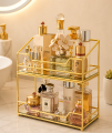 2 Tier Makeup Organizer Or Drawer Shelf Perfumes Cometics Storage Rack. 