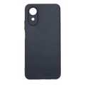 Oppo A17k Case Rock Slim Soft Silicon Matte Phone Cover - Black. 