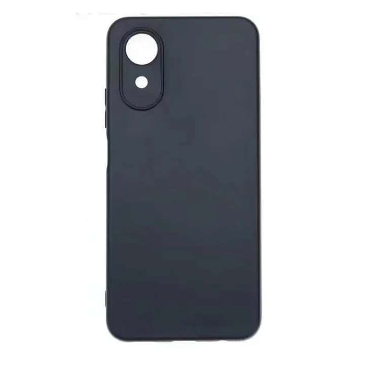 Oppo%20A17k%20Case%20Rock%20Slim%20Soft%20Silicon%20Matte%20Phone%20Cover%20-%20Black%20-%20Image%203