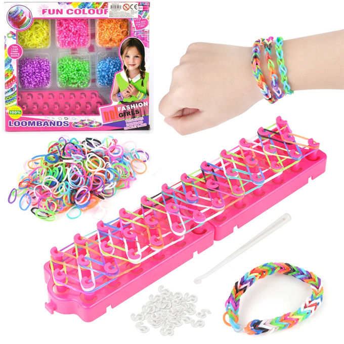 Loom Rubber Bands Bracelet Kit With Premium Quality Accessories