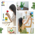 Yuxin Science and Education Assembling Building Blocks Flower Smoke Love Series Artificial Flowers Cute Eternal Flowers Creative Gifts Educational Toys. 