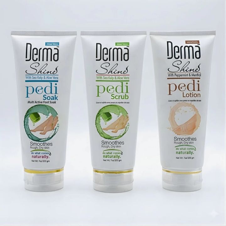 Derma Shine Meni/Pedi kit 70 ml each.
