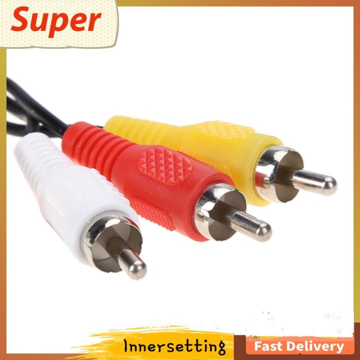 %E3%80%90inn%E3%80%91New%20Professional%20Black%201.8%20m%203%20RCA%209%20pin%20Audio%20Video%20AV%20Cable%20for%20Sega%20Genesis%202%20or%203%20-%20Image%208
