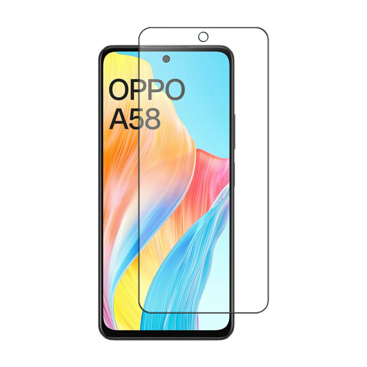 Oppo A58 4G Tempered Glass Unbreakable Gorilla Flexible Premium High Quality Screen Protector  For A58 4G