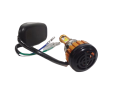 M3 Motorcycle LED Headlight Lamp with Multi Color Flashlight. 