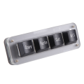 Mini 4-Key Select Copy Paste Cut All Macro Pad Shortcut One Handed Keyboard RGB Gaming Mechanical Keyboard OSU Key Easy to Use. 