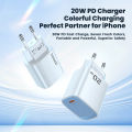 Tooki PD 20W Usb C Charger For IPhone 14 13 12 11 Pro Max IPad Airpods Fast Charging Quick Charger Type C Mobile Phone Charger. 