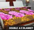Double Bed AC Summer Blankets Kambal Multi Color and Design. 