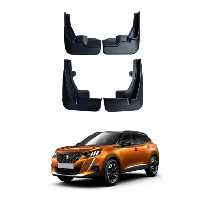 Peugeot 2008 Mud Flaps Splash Guards Set (4 PCs.) | Daraz.pk
