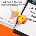 50 Pcs Rose Gold Keychain, Spring Snap Key Ring with Chain and Jump Rings, DIY Key Chain Parts for Craft Hang Buckle. 