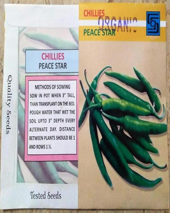 Chillies Peach Star Seeds