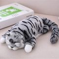 Funny Simulation Touch to Roll Electric Cat Roll Plush Animals Cats Toys Kid - 30cm. 