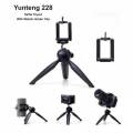 YT 228 Mini Tripod For Mobile Phones & Camera With Mobile Clip. 