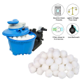 Pool Filter Balls Pool Cleaning Balls Swimming Pool Cleaning Equipment Filter Water Purification Fiber Ball 500G. 