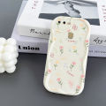 VRQR Soft Wavy Edge Phone Case For OPPO A5S Back Cover Full Screen Beautiful Flowers Pattern Cover A7 A12 A11K F9 F9 Pro. 