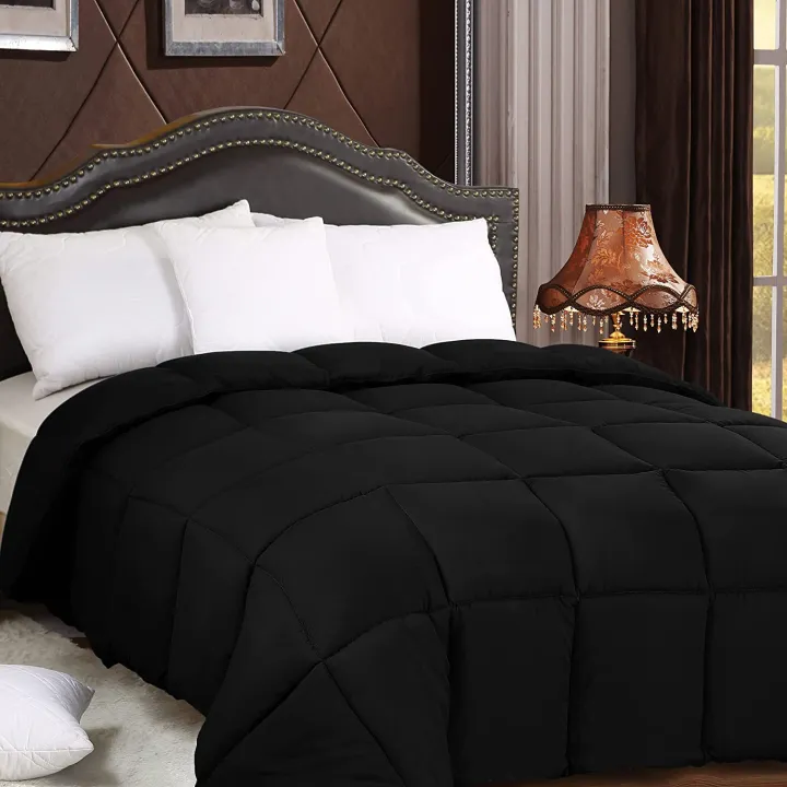 Utopia%20-%20Comforter%20King%20Queen%20Twin%20White%20All%20Season%20Plush%20Siliconized%20Fiberfill%20Duvet%20Insert%20Box%20Stitched%20-%20Image%206