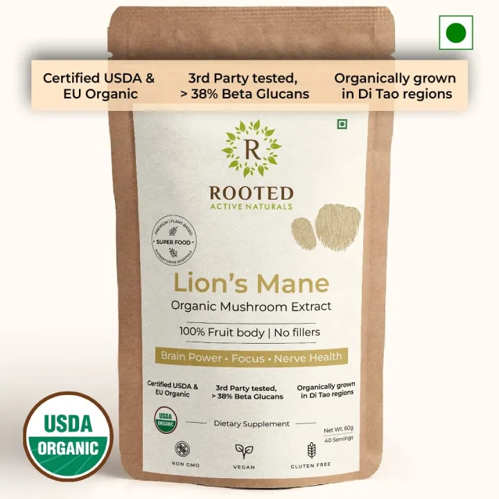 Rooted%20Lions%20Mane%20mushroom%20Extract%20Powder%20(120%20gm)%20%7C%20Memory,%20Focus,%20Brain%20Powder%20&%20Nerve%20Health.%20USDA%20Organic,%2038%25%20Beta%20Glucans,%20Certified%20organic%20-%20Image%203