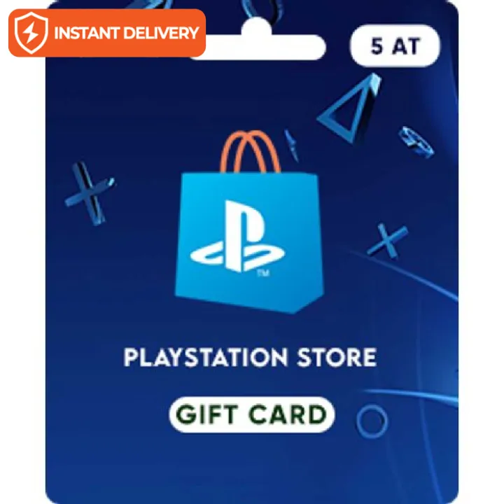 Playstation PSN Card 5 Euro AT Instant Email Delivery of Digital Codes ...