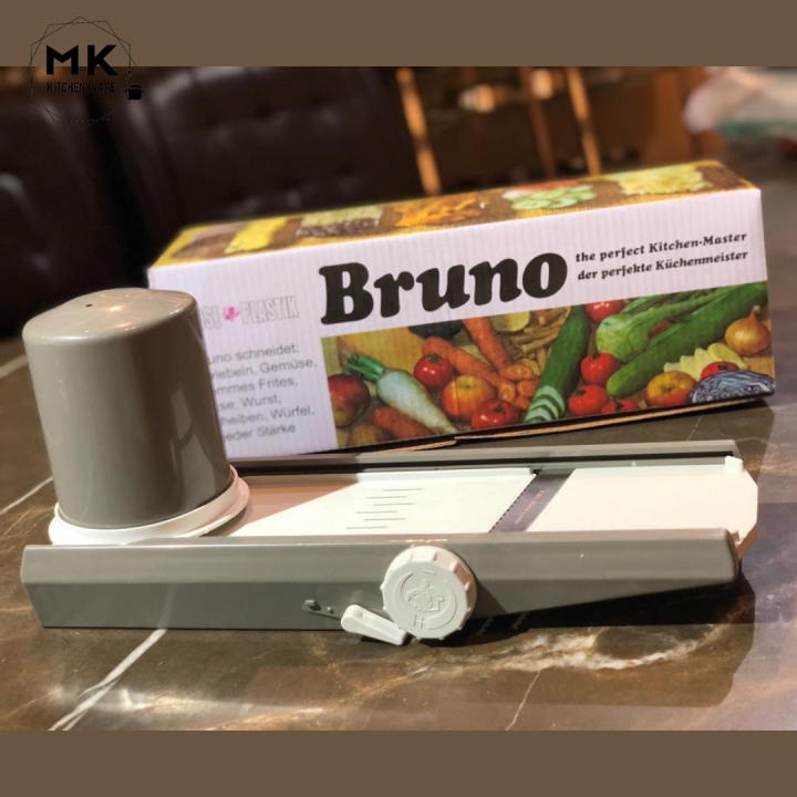 Bruno Vegetable & Salad Cutter – Easy-to-Use Multifunctional Food Slicer for Onions, Garlic, Carrots, Potatoes, Fruits & More – Random Color | Made in Pakistan