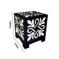 Gift City Presents Unique 3D Design Wooden Lamp - Black, Warm White LED, Side Table & Bedroom Decor, Free Shipping & Warranty. 