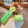 Acrylic+PVC Acrylic Keychain Novelty Cartoon Keychain  Keyring for Couple Gift Car Accessory Bag Decor Key Organizer Novelty Souvenir. 
