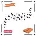 "30 Piece 3D Wooden Butterfly Set for Wall Decoration". 