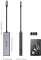 LENTION USB C Hub with Gigabit Ethernet Adapter, 4K HDMI, 3 USB 3.0 Dongle for 2023-2016 MacBook Pro 13/14/15/16, New Mac Air & Surface, Chromebook, More, Stable Driver Certified (CB-C25, Space Gray). 