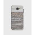 Samsung Galaxy C7 Cover 3D Hard Case White Glitter - 1Cover2201. 