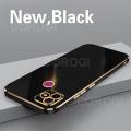 For Itel Vision 1 Plus / Itel P36 / Itel P36 Pro Back Cover Luxury 6D Plating Frame Shiny Bling Cases Soft Silicone Square Protective Mobile Phone Case for Girls Boy. 