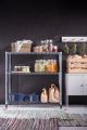 IKEA Shelving Unit Silver Color Galvanized. 