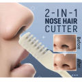 Mini Portable Stainless Steel Manual Nose Hair Trimmer. 