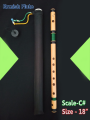 C Sharp Medium Scale Side Blown Bamboo Bansuri Flute. 