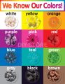 4 Pcs Learning Poster Panaflex Banners Kids Home School Decoration. 