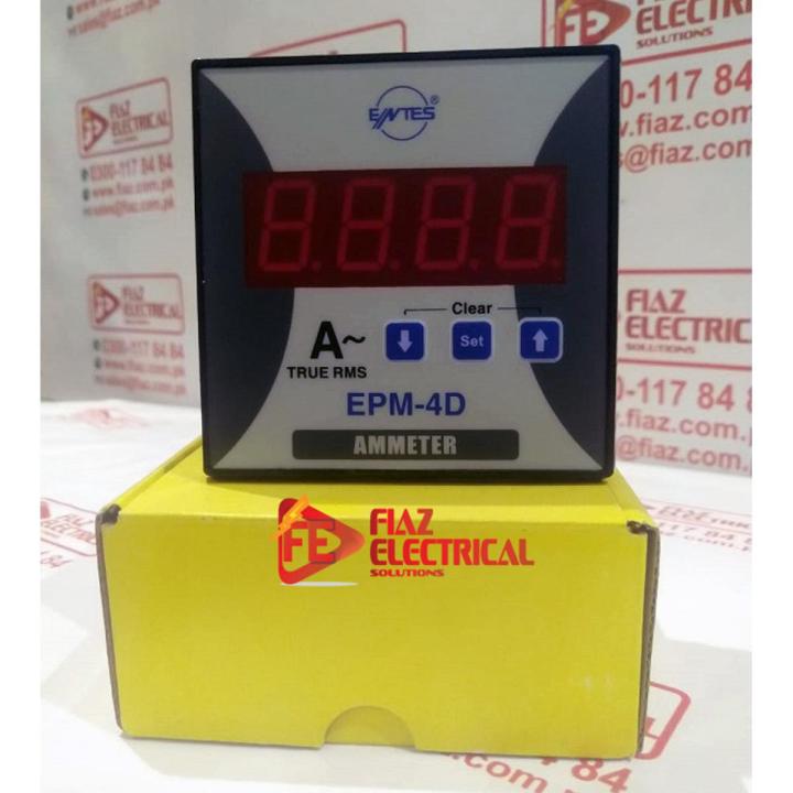 Entes Ampere Meter Size 96x96 Model : EPM-4D