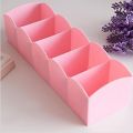 5-Grid Plastic Storage Box Drawer Organizer. 