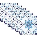 Pack of 6 - 3D Wall Stickers for Kitchen Waterproof Self adhesive Mosaic Tile Pattern Home Decoration. 