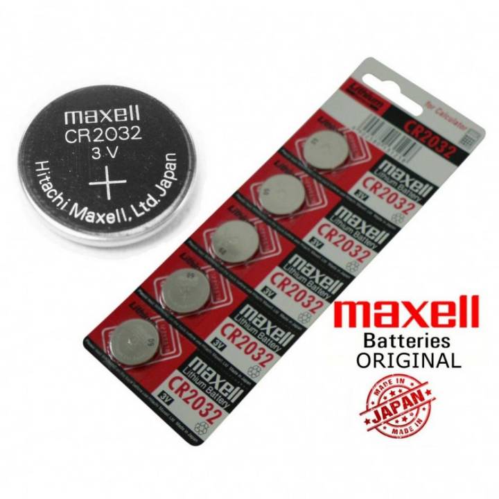 5PCS 100% Original CR2032 Coin Type 3V Lithium Battery ED: 2027