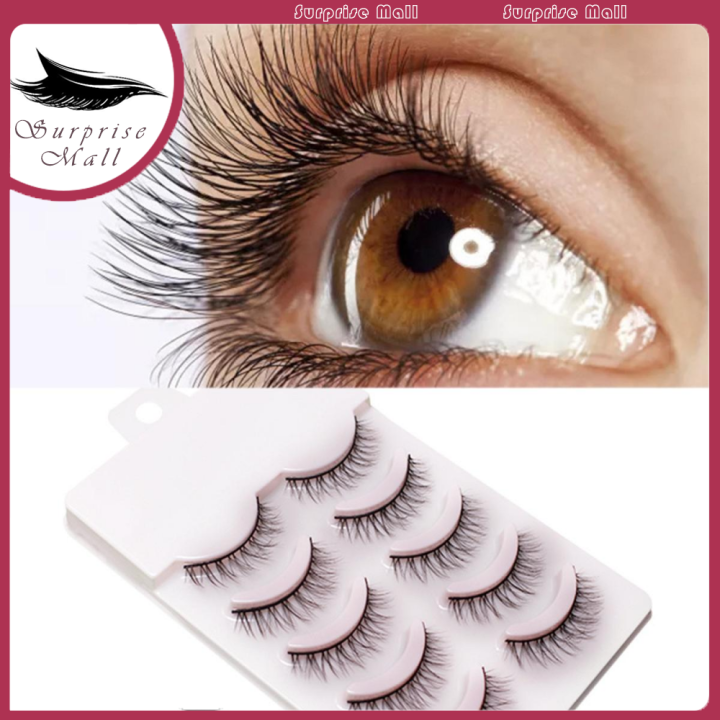 False Eyelashes One piece lashes 5 on False Eyelashes natural