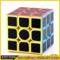 Z-Cube 3X3 Carbon Fiber Speed Magic Rubik's Cube. 