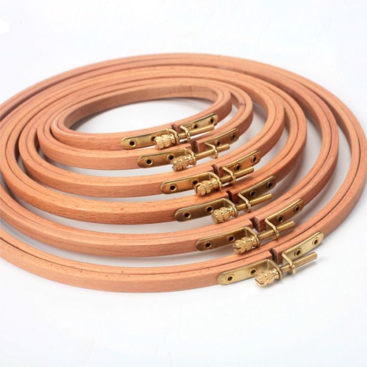 Useful Wooden DIY Household Circle Beech Sewing Tool Embroidery Frame Stitch Hoop Embroidery Hoop