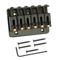 KOKKO 6-string 65mm Electric Guitar Hardtail Fixed Bridge Ball String Code Tail Pipe Top-load Bridge Compatible For Strat Tele. 