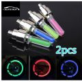 2Pcs Motion Activated Glow Bike Flashlight Car Motorcycle Tire Valve Caps Wheel Light Amazing Fantastic Bicycle Accessory LEDs. 