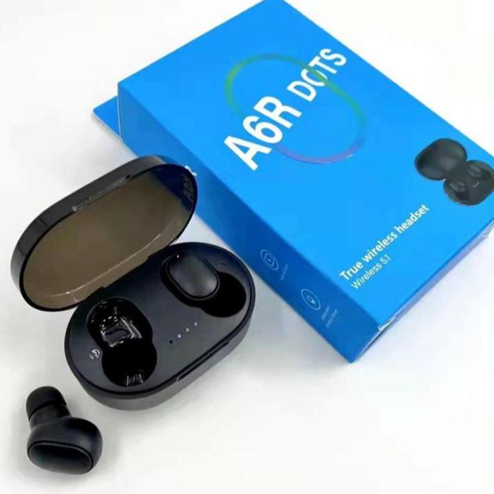 A6R Airdots - TWS Wireless Bluetooth V5.1 Earbuds, A6R Earphones Wireless Headphones with Deep Bass - Compatible with android & IOS