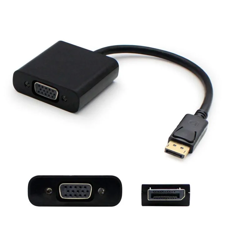 Brand%20New%20DisplayPort%20DP%20Male%20to%20VGA%20Female%20Adapter%20Display%20Port%20Converter%20Cable%20-%20Image%204