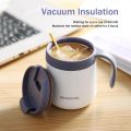 Stainless Steel Coffee Mugs Hot & Cold 350mll Drinkware Water Cups Thermos Insulation With cover and Handle Travel Tea Mug best for office use and best for birth day gift. 350 ml. 