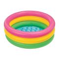 Intex_ (45 x 10 Inches Sunset pool) approx 4 x 1 foot Swimming Pool + With Intex_ Pump Under the Trees Snapset kids Plastic Swimming Pool Square. 