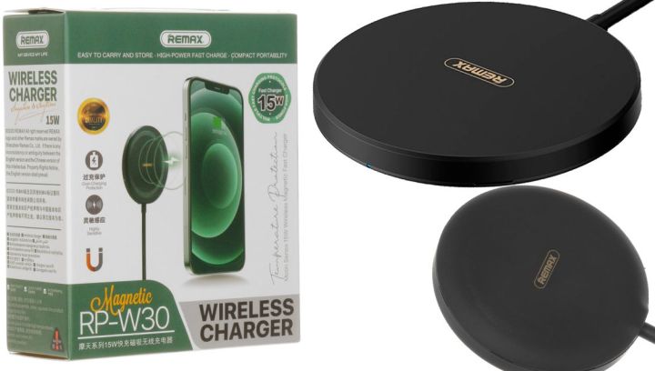 REMAX RP-W30 Motin Series 15W Wireless Magnetic Fast Charger | Daraz.pk
