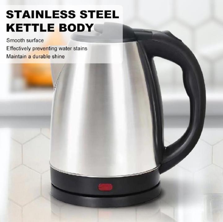 Electric Kettle Litre – Stainless Steel Body, 1500W Fast Boil