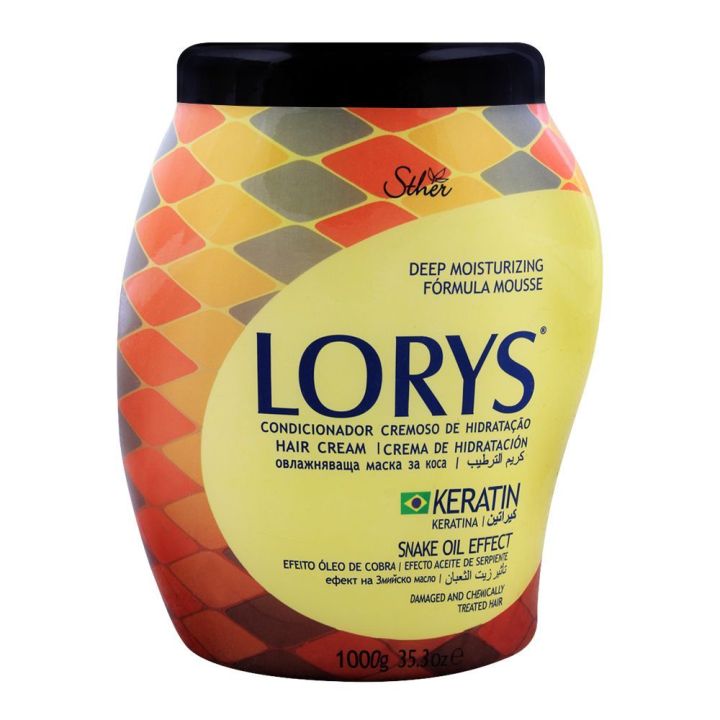 Lorys Hair Cream Keratin Snake Oil Effect 1000gm
